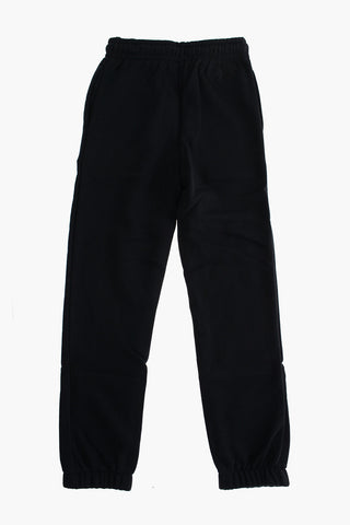 AIR JORDAN Solid Color Fleeced Joggers with Embroidered Logo