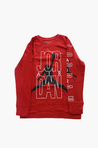 AIR JORDAN Long Sleeve Crew-neck T-Shirt