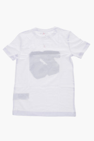 AIR JORDAN T-Shirt Girocollo 23 Con Stampa in Rilievo