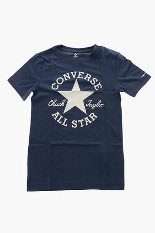 ALL STAR CHUCK TAYLOR T-Shirt Girocollo con Maxi Logo Stampato