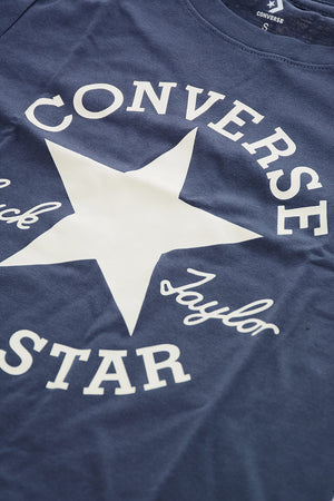 ALL STAR CHUCK TAYLOR Crew Neck T-Shirt with Maxi Logo Print