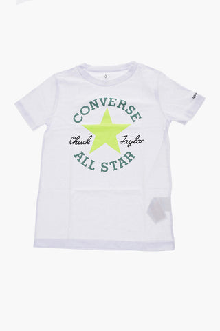 ALL STAR CHUCK TAYLOR Crew Neck T-Shirt with Maxi Logo Print