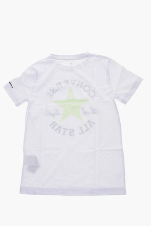 ALL STAR CHUCK TAYLOR Crew Neck T-Shirt with Maxi Logo Print