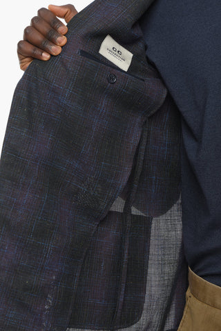 CC COLLECTION Half-lined RIGHT Tweed Wool Blend Blazer