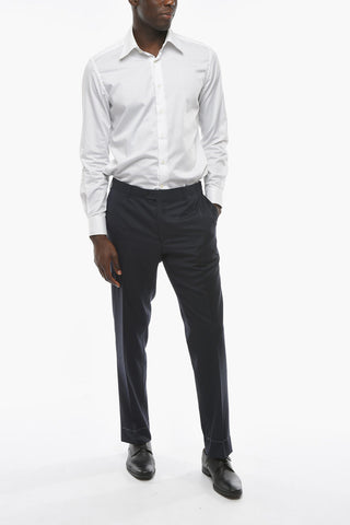 Virgin Wool MANTUA Pants with Pleat