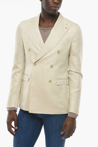 CC COLLECTION Blazer Doppiopetto REWARD in Tessuto Jacquard