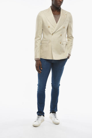 CC COLLECTION Blazer Doppiopetto REWARD in Tessuto Jacquard