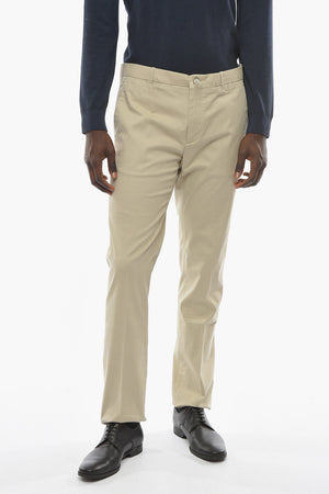 Pantaloni Chino in Cotone Stretch