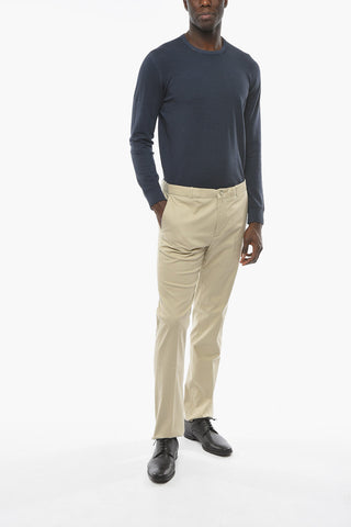 Pantaloni Chino in Cotone Stretch