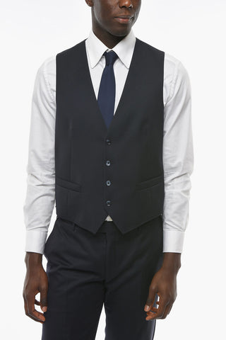 Abito REFINED in Lana con Gilet e Revers a Lancia