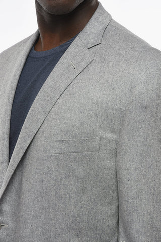 Half-lined GATE Hopsack Silk Blazer
