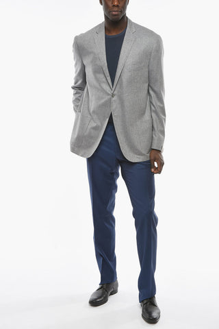 Half-lined GATE Hopsack Silk Blazer