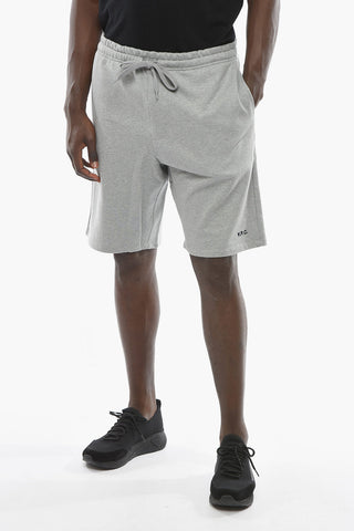 2 Pockets Sweat Shorts with Drawstring on the Waist