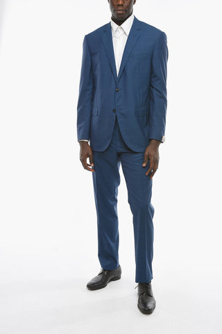 Virgin Wool ACADEMY Windowpane Check Suit