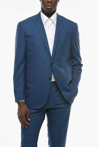 Virgin Wool ACADEMY Windowpane Check Suit