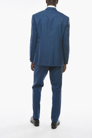 Virgin Wool ACADEMY Windowpane Check Suit
