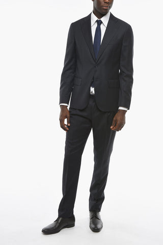CC COLLECTION Virgin Wool Suit RETAILORED with Tone on Tone Pattern