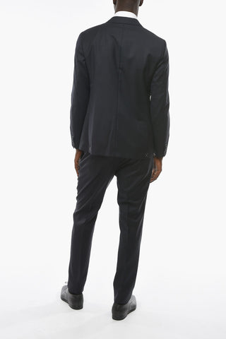 CC COLLECTION Virgin Wool Suit RETAILORED with Tone on Tone Pattern