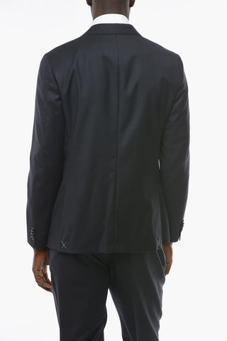 CC COLLECTION Virgin Wool Suit RETAILORED with Tone on Tone Pattern