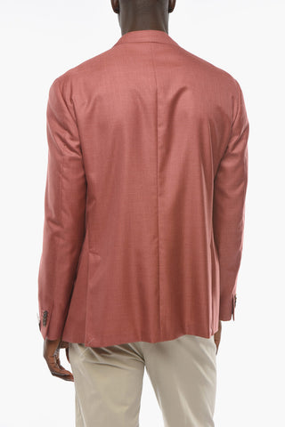 Cashmere and Silk-blend GATE Blazer with Flap Pockets