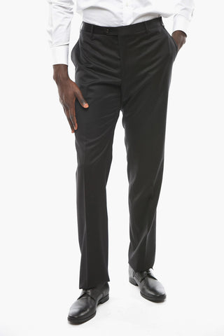 Pantaloni LEADER in Lana Vergine con Passanti