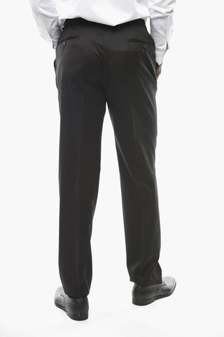 Pantaloni LEADER in Lana Vergine con Passanti