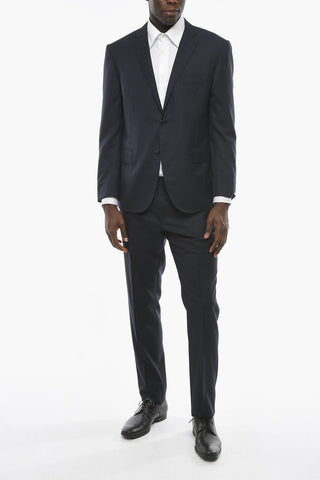 Virgin Wool ACADEMY Suit with Side Splits