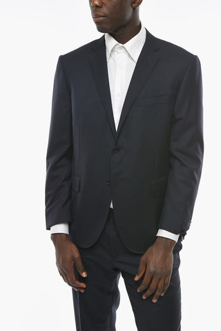 Virgin Wool ACADEMY Suit with Side Splits