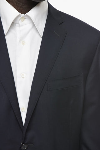 Virgin Wool ACADEMY Suit with Side Splits