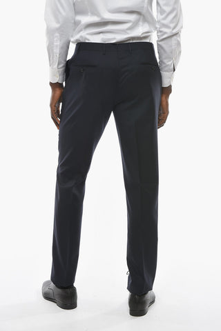 Virgin Wool ACADEMY Suit with Side Splits
