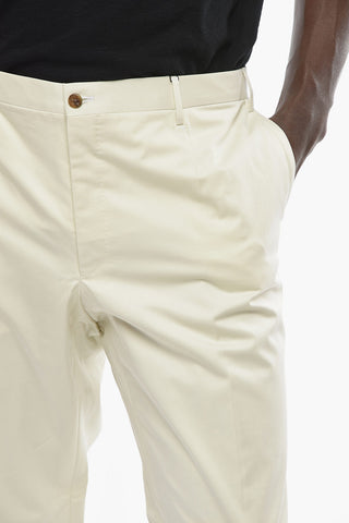 Pantaloni in Cotone Stretch LEADER con Passanti