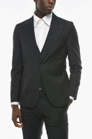CC COLLECTION Peak Lapel REWARD Suit with Patch Pocket