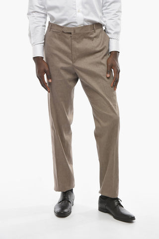 Pantaloni LEADER in Misto Lino con Cinturini Laterali