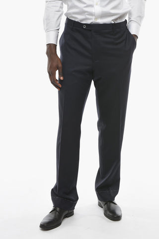 Extra-Fine Virgin Wool Trousers LEADER