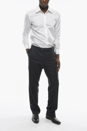 Extra-Fine Virgin Wool Trousers LEADER
