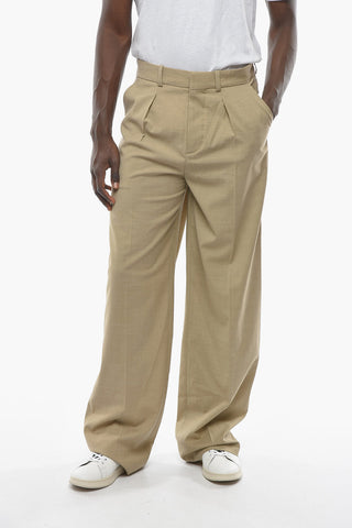 Wide-leg Pleat-front CIAN Trousers
