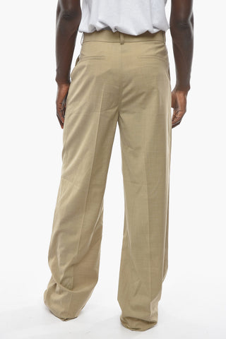 Wide-leg Pleat-front CIAN Trousers