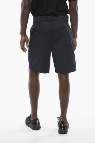 Shorts LOND a 5 Tasche in Cotone Stretch con Passanti