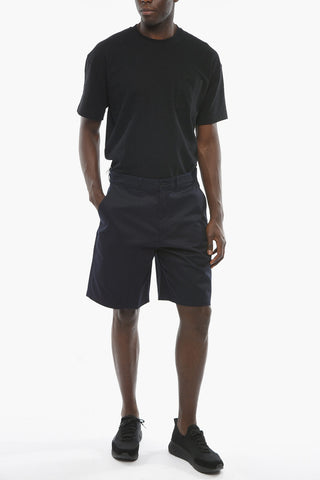Shorts LOND a 5 Tasche in Cotone Stretch con Passanti