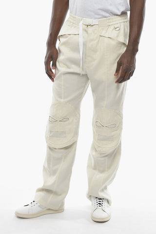 Checked Rip Stop Pants with Masks