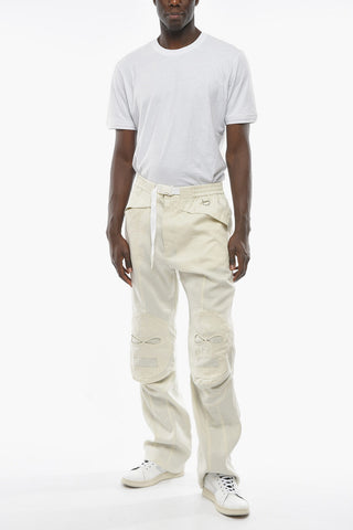 Checked Rip Stop Pants with Masks