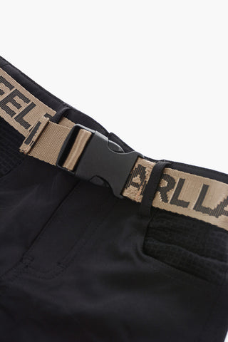 Cargo Shorts with Lurex Belt