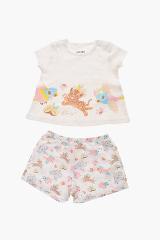 Printed Shorts And T-shirt Set