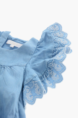 Dress with flared Sleeve