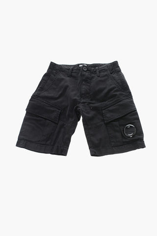 Stretch Cotton Cargo Shorts
