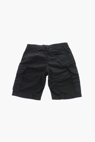 Stretch Cotton Cargo Shorts