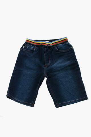 Drawstring Waist 5 Pockets Jeans