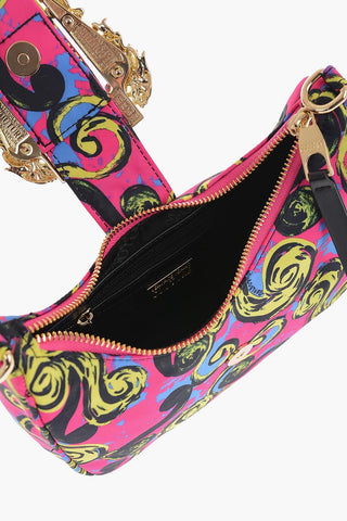 JEANS COUTURE All-Over Printed Shoulder Bag