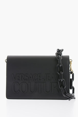  JEANS COUTURE Borsa a Spalla in Ecopelle con Logo in Rilievo 