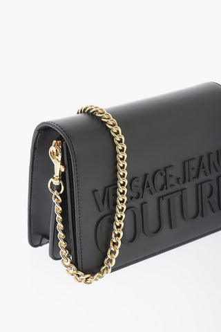  JEANS COUTURE Borsa a Spalla in Ecopelle con Logo in Rilievo 